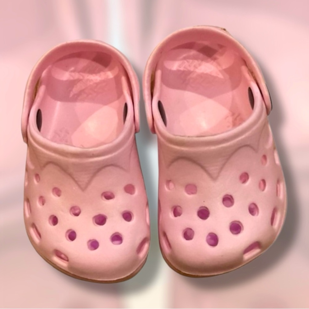 Pink Crocs
